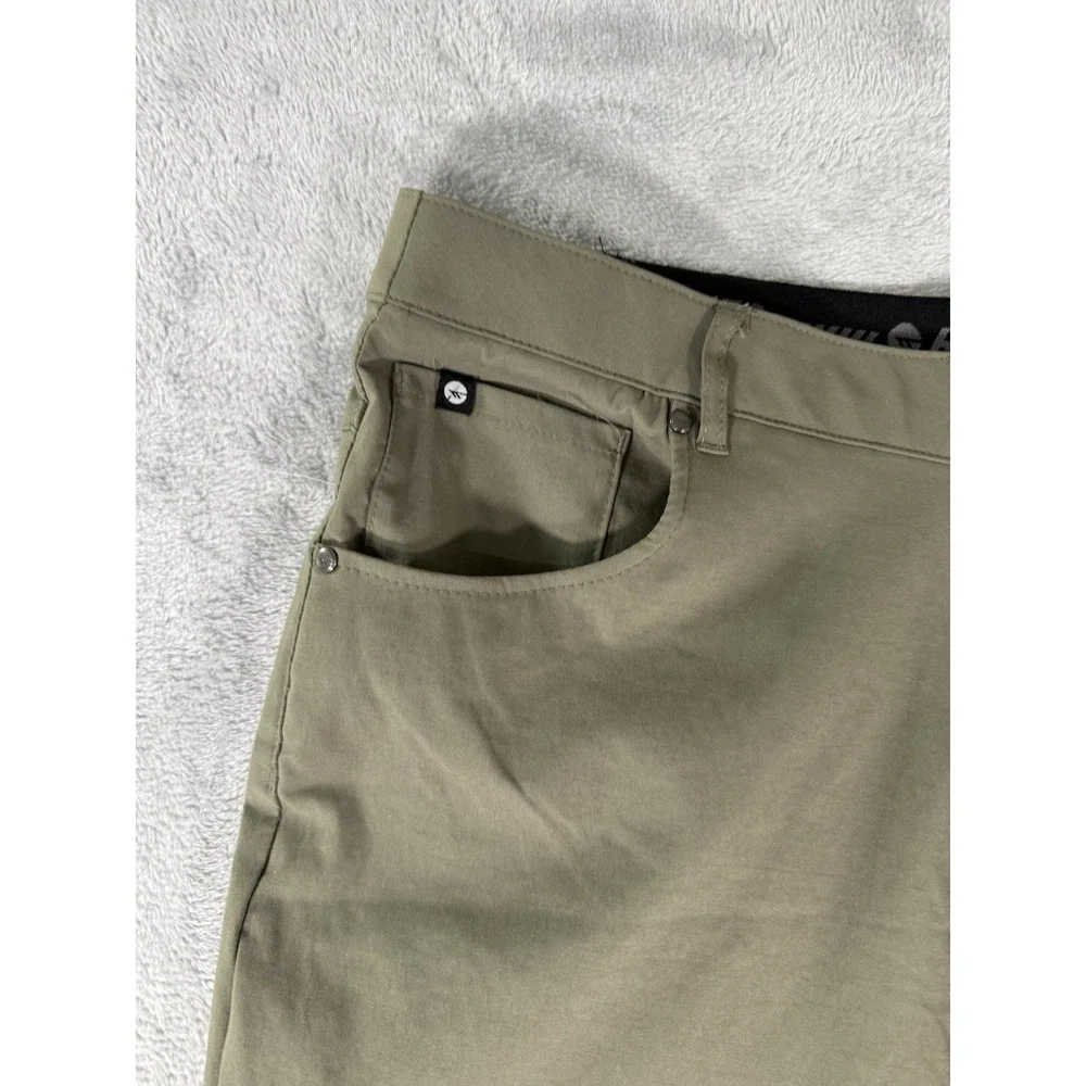Hi Tec Pants‎ Mens 38x32 Green Nylon Blend Performance Hiking Outdoor